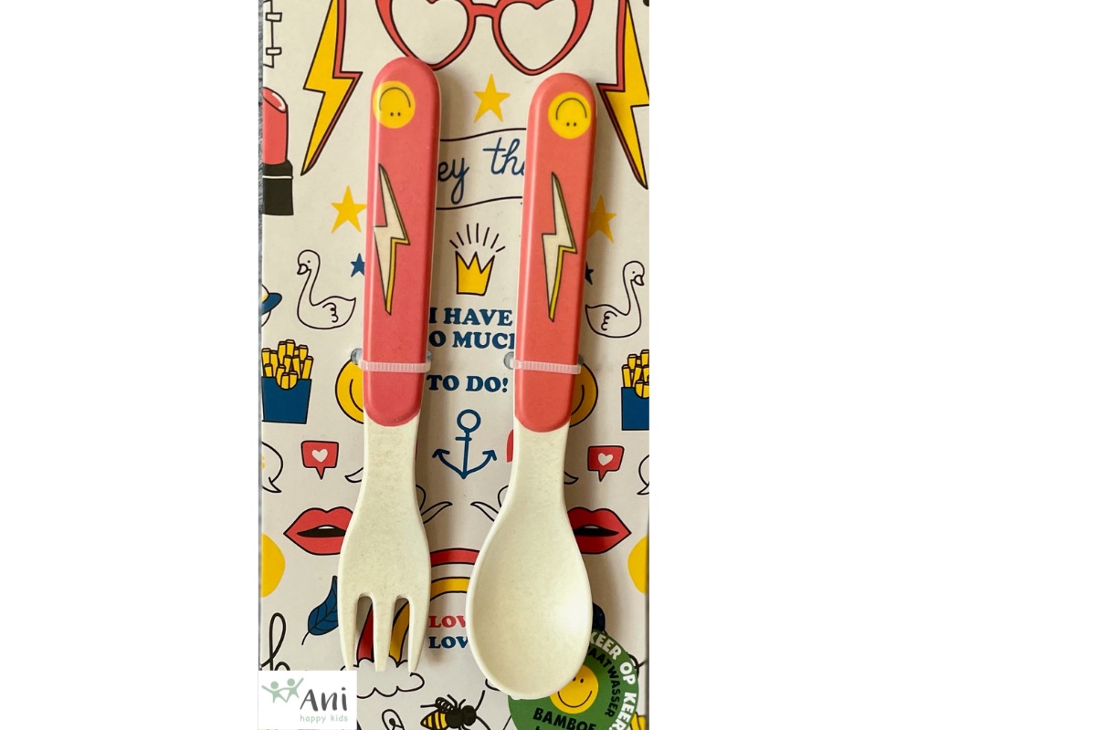 Bambus-Besteck Lffel und Gabel - Ani - happy kids
