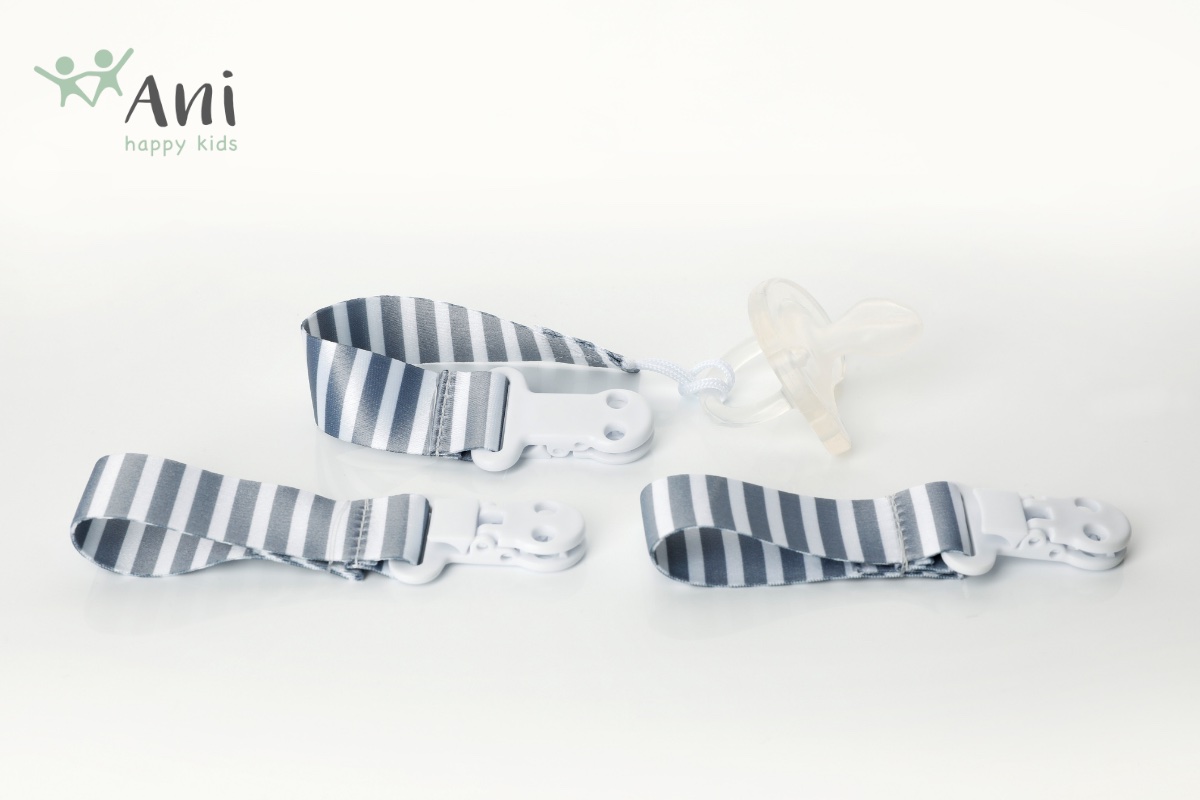 3er Set Schnullerketten Aus Baumwolle - Praktisch & Farbenfroh