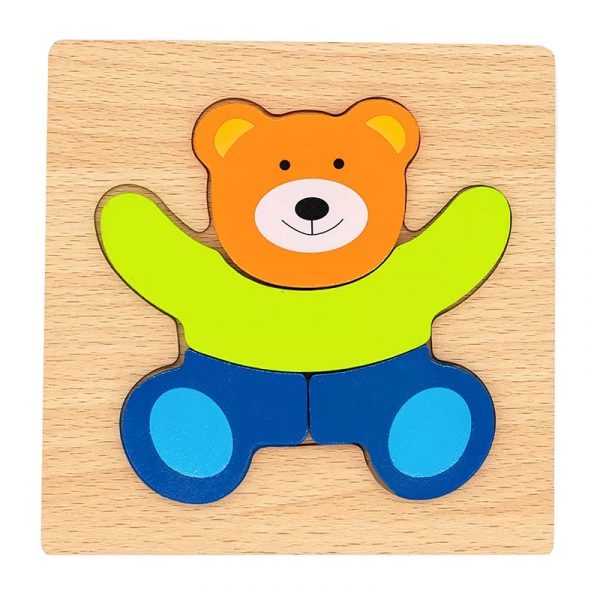 Holzpuzzle Teddybär