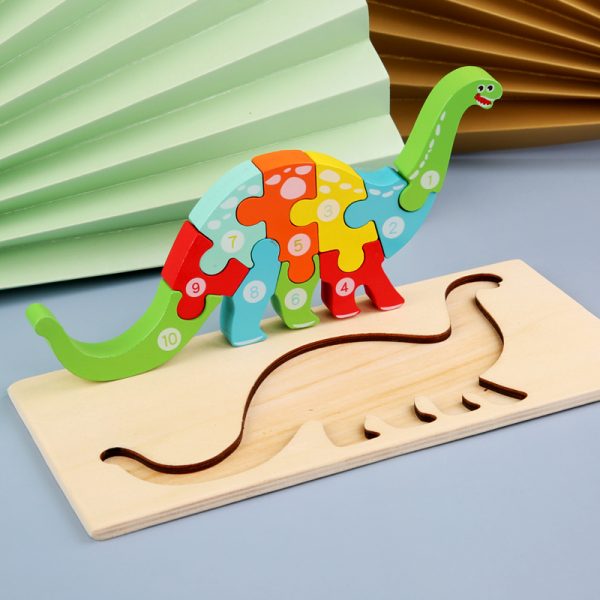 Holzpuzzle Dino